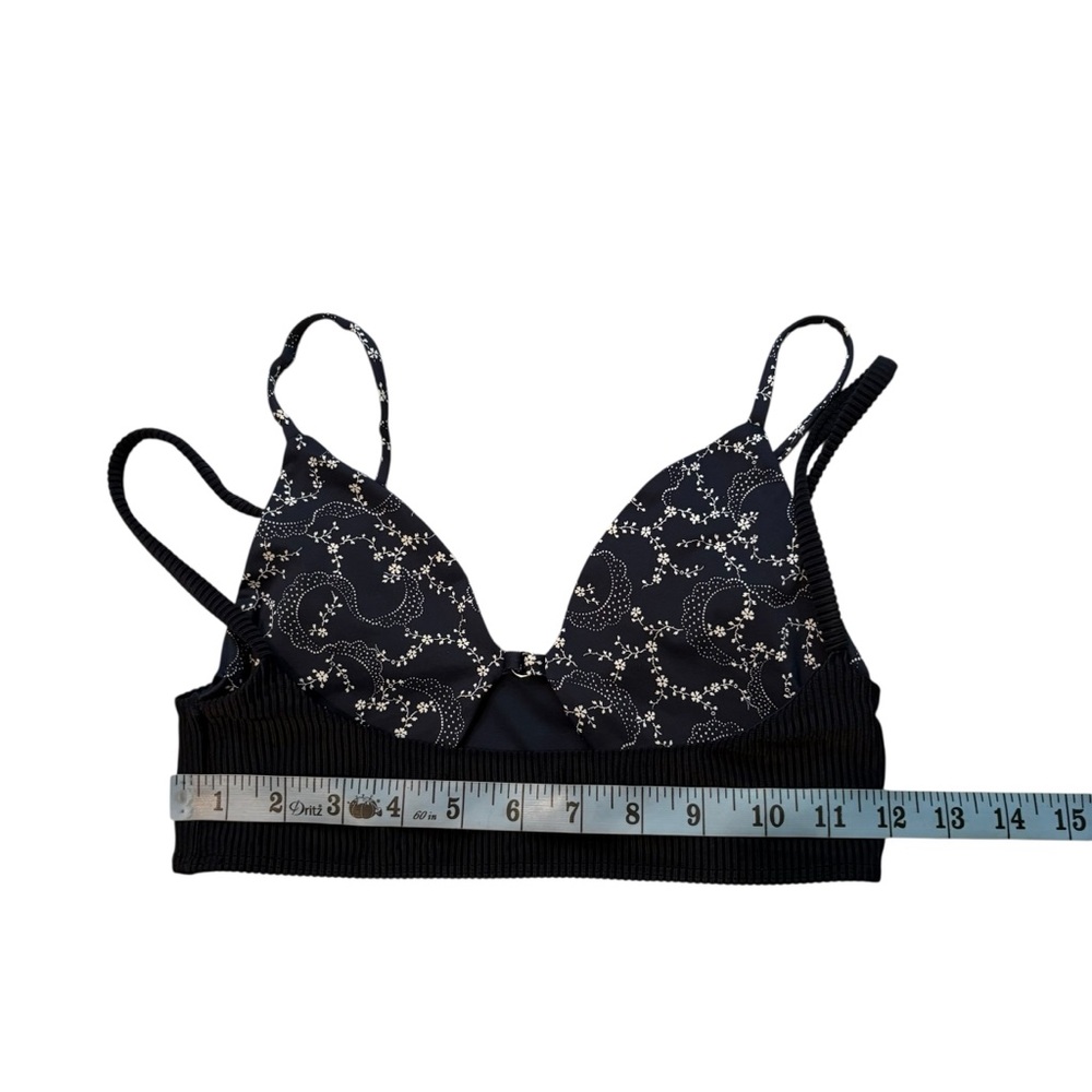 Frankies Bikinis Bellamy Ribbed Bandana Bikini Top in Dixie, Sz S - Picture 11 of 16
